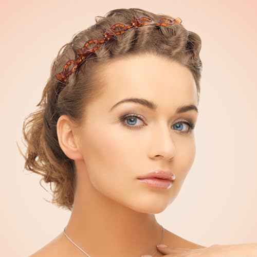 Mabor Headband With Clips, Bangs Hairstyle Hair Clip Headband, Professional Weave Bangs Clip, Toothed Headband Braid Tool ...