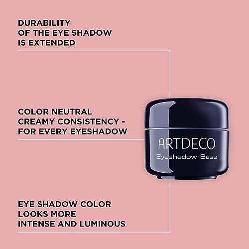 ARTDECO Eyeshadow Base - Improves Eye Shadow Staying Power & Prevents Creasing - Creamy Consistency - Neutral Tones - Eye Makeup - Vegan - 0.16 Fl Oz