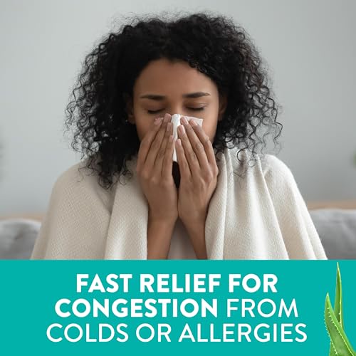 Vicks Sinex Severe Nasal Spray, Moisturizing Ultra Fine Mist with Aloe, Decongestant Medicine, Relief from Stuffy Nose Due...