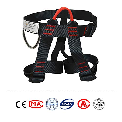 HeeJo Climbing, Rock Climbing, Half Body for Rappelling Fire Rescuing Tree Climbing Gear