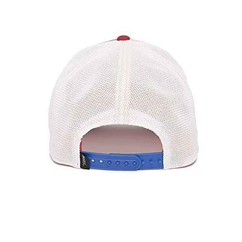 Goorin Bros. The Farm Patchwork Collection Unisex Trucker Hat, Red (Right Side of The Bed), One Size