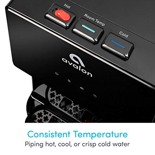 Avalon Bottom Loading Water Cooler Water Dispenser with BioGuard- 3 Temperature Settings - Hot, Cold & Room Water, Durable...