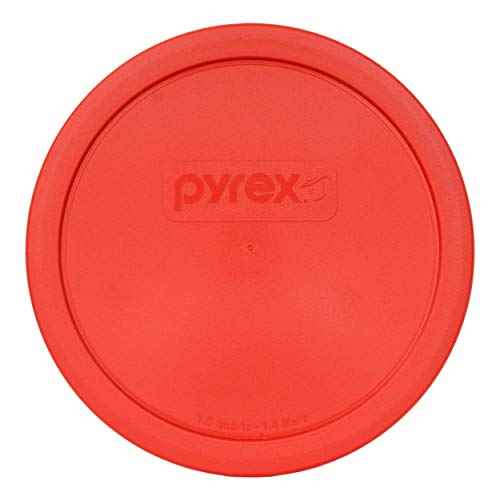 Pyrex (1) 325-PC Blue 2.5Qt, (1) 323-PC Red 1.5Qt (1) 322-PC Blue 1Qt Mixing Bowl Lids - Made in the USA