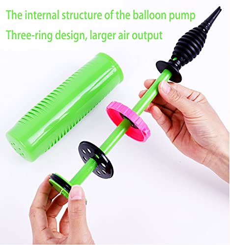 ouyili Balloon Pump Handheld Two-Way Dual Action - Hand Blower Air Pumper for Balloons - Ballon Inflator Pumping - Manual ...