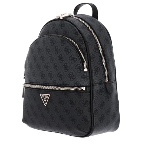 GUESS Manhattan Large Backpack, Coal Logo