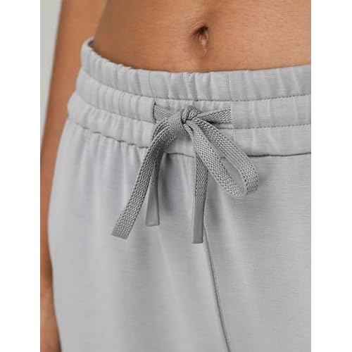 Colorfulkoala Women's High Waisted Soft Drawstring Velvra Modal Sweatpants Wide Leg Casual Lounge Pants with Pockets