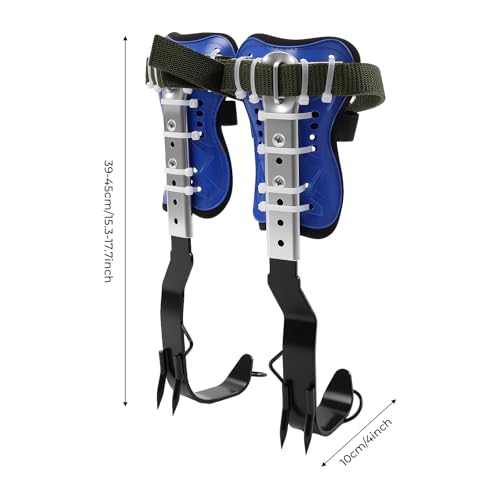 WINNIESHOP Tree Climbing Spikes Tree Climbing Gear with Gloves, Spare Straps, 330lbs Load Adjustable Tree Climbing Kit for...