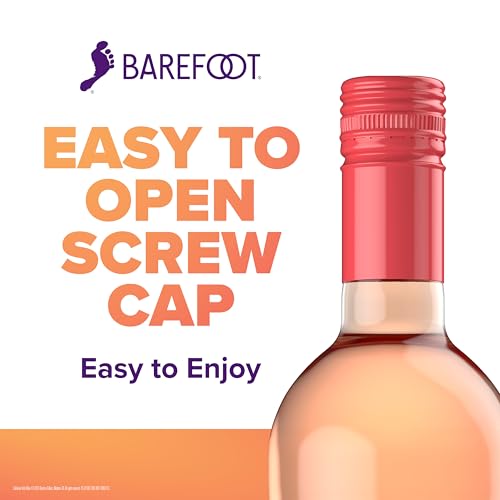 Barefoot Wine & Bubbly Cellars Peach Moscato, Dessert Wine, 750 mL Bottle