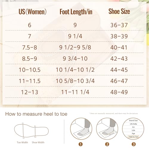 Litfun Memory Foam Slippers for Women Cozy Warm House Shoes Indoor and Outdoor