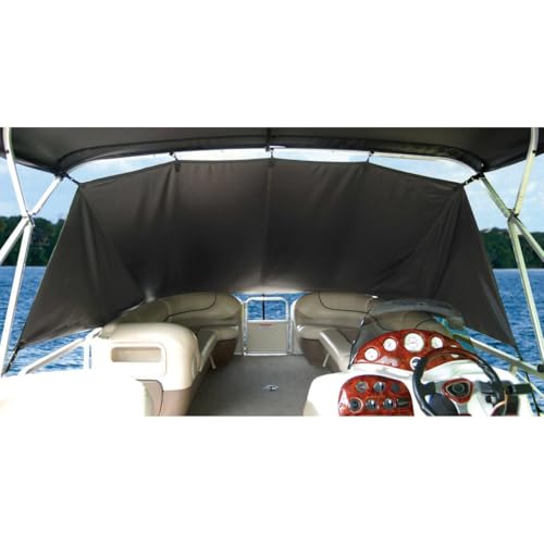 TAYLOR MADE PRODUCTS Pontoon Playpen Shade, Black (11'L x 8'W)