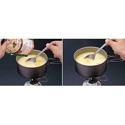 Snow Peak Multi Compact Cook Set, Japanese Titanium, Ultralight and Compact for Camping and Backpacking, Made in Japan, Lifetime Product Guarantee