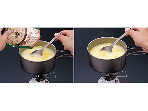 Snow Peak Multi Compact Cook Set, Japanese Titanium, Ultralight and Compact for Camping and Backpacking, Made in Japan, Li...