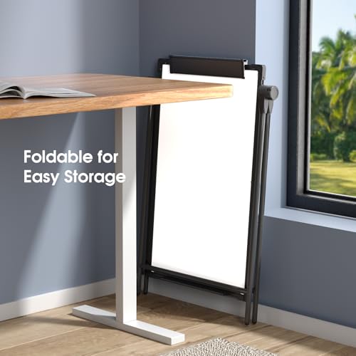 MaxGear Large White Board with Stand, 36" x 24" Double Sided Big Easel Whiteboard A-Stand Dry Erase Board Height Adjustabl...