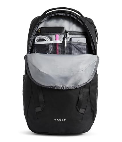 The North Face Vault Everyday Laptop Backpack - Commuter Travel Bag, Water-Repellent Finish, Spacious Compartment, TNF Bla...