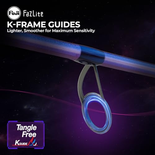 KastKing Royale Legend Pro Technique Bass Fishing Rods, KastFlex IM7 Graphite Blanks, Fuji FazLite Guides, SlipLock Techno...