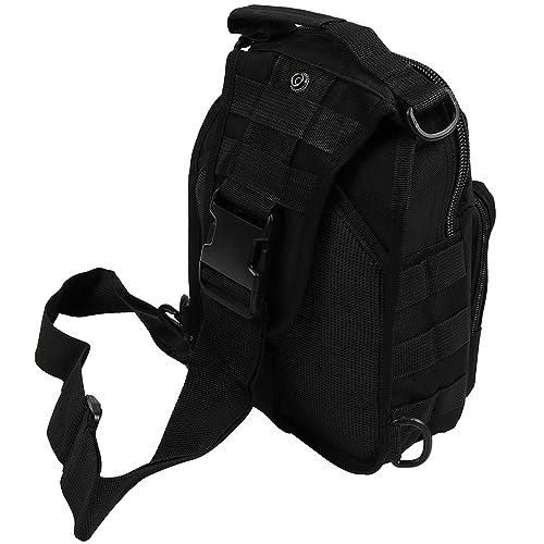 KOOYU Tactical Sling Backpack Bag for Men Chest Bag Molle Military Shoulder Bag Crossbody Bag