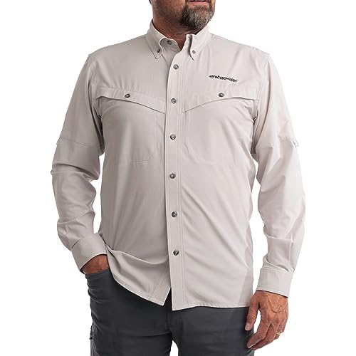 Whitewater Lightweight Moisture Wicking Long Sleeve Fishing Shirt with UPF 50