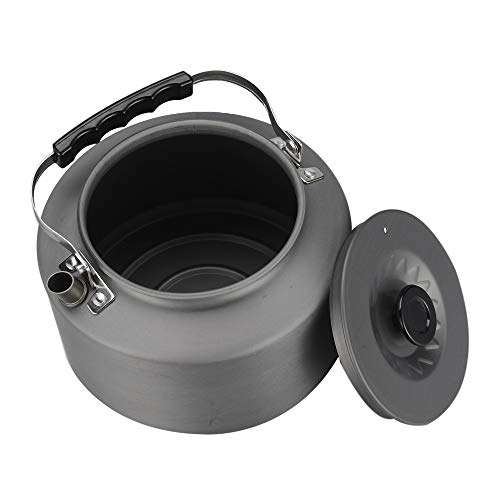 FineFlame Camping Stove 3 Burner 20400 BTU Propane Camping Stove With Bulin 2.2L Camping Kettle Camp Tea Coffee Pot