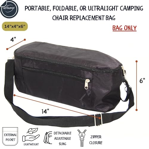 MYSUPOT Replacement Bag Replacement Bag for Portable Camping Chair. For Lightweight Folding, Compact, & Ultralight Camping...