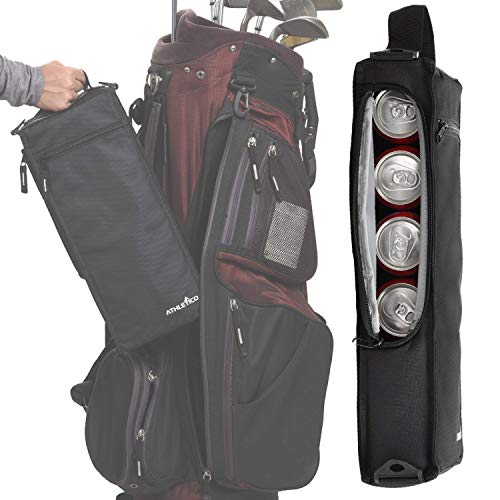 Athletico Golf Cooler Bag - Soft Sided Insulated Cooler Holds a 6 Pack of Cans or Two Wine Bottles