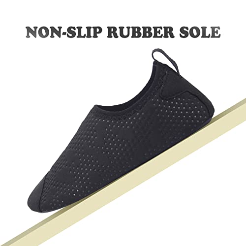 JIASUQI Kids Boys and Girls Summer Athletic Water Shoes Aqua Socks for Beach Swimming Pool