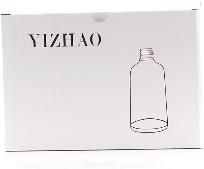 YIZHAO Green Glass Spray Bottles 2oz, with Small Fine Mist Spray, Metal Cap, Refillable for Essential Oil,Travel,Cleaning,Perfume,Aromatherapy,Makeup – 12 Pcs