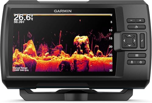 Garmin Striker Vivid 7cv, U.S. with GT20-TM Transducer - Easy-to-Use 7-inch Color Fishfinder and Sonar Transducer, Vivid S...