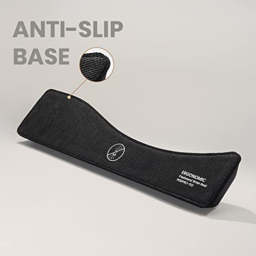 Perixx PERIPRO-512 Ergonomic Keyboard Wrist Rest - Gel Cushion Support - Compatible with Various Ergo Keyboard - Dimension...