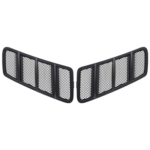 Pair Front Left & Right Hood Vent Air Grille Cover fits for Merce*des Benz W166 GL350 GL450 GL550 GL63 AMG 2013-2016 ML350 ML550 ML63 2012-2015 Hood Air Vent Grille Replaces 1668800105 1668800205