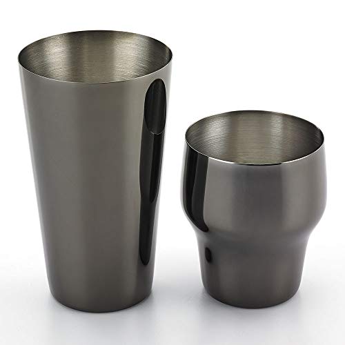 Barfly Cocktail Shaker Set, 24oz (700 ml), Gun Metal Black