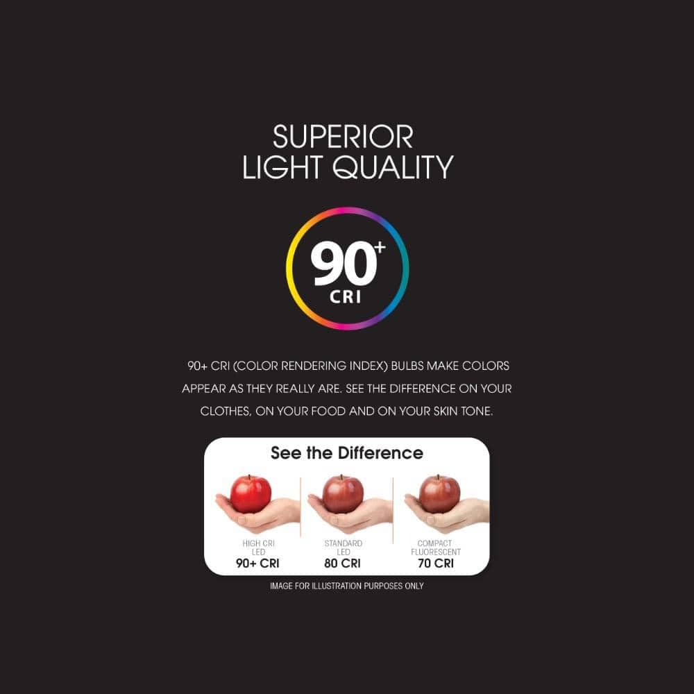 Feit Electric MR16 LED Reflector Light Bulb, 35W Equivalent, Dimmable, GU10 Base, 90+ CRI, 300 Lumen, Adjustable Color Temperature Track Lighting, 25,000-Hour Lifespan, BPMR16GU10353CCTCA/3, 3-Pack