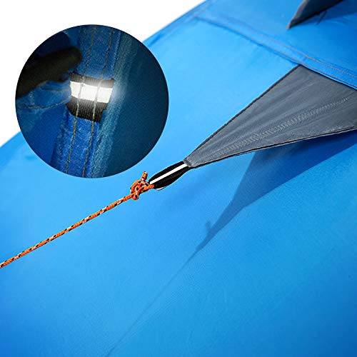 BISINNA 2/4 Person Camping Tent Lightweight Backpacking Tent Waterproof Windproof Two Doors Easy Setup Double Layer Outdoo...