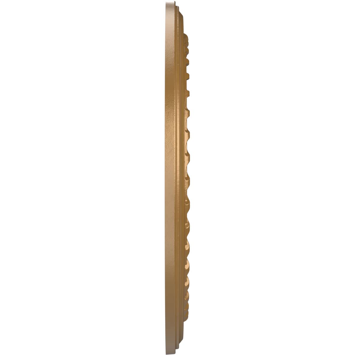 Ekena Millwork Cmp16Cocgh Cole Thermoformed Pvc Ceiling Medallion (Fits Canopies Up To 4 1/2), 16Od X 3 1/2Id X 1P, Metallic Gol