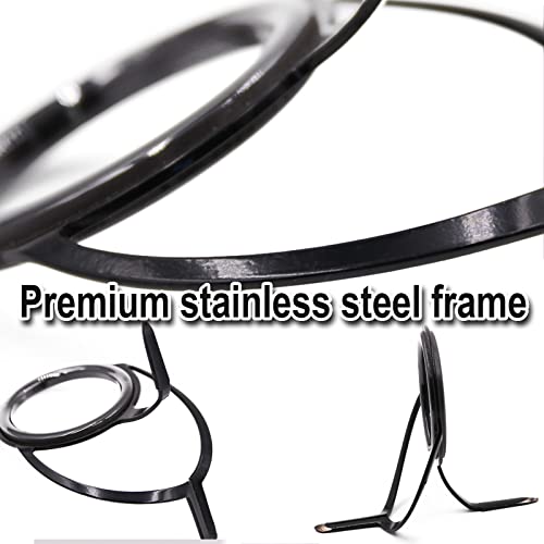 9KM DWLIFE Fishing Rod Guides 50/100/120 Pcs Fishing Rod Repair Kit Spinning Rod Guides Stainless Steel Rod Eyelets Fishin...