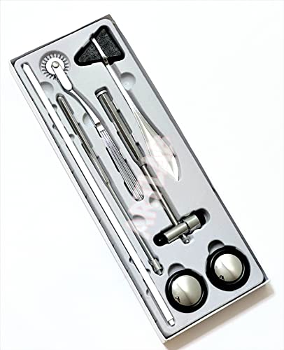 ArTLab-Neurological Percussion Set-Reflex Hammer Instrument Set, Includes Pinwheel, Babinski Hammer,Taylor Buck Hammer,Dia...