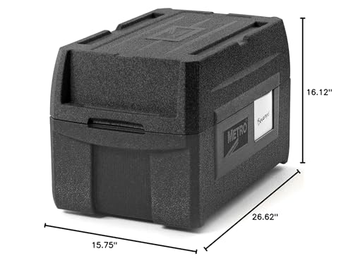 Metro Mightylite ML180XL Top Load Insulated Food Carrier - Professional-Grade Multipurpose Pan Carrier, Insulated Cooler and Food Warmer with Extra Capacity Lid - 45 qt or 5 Pan Capacity