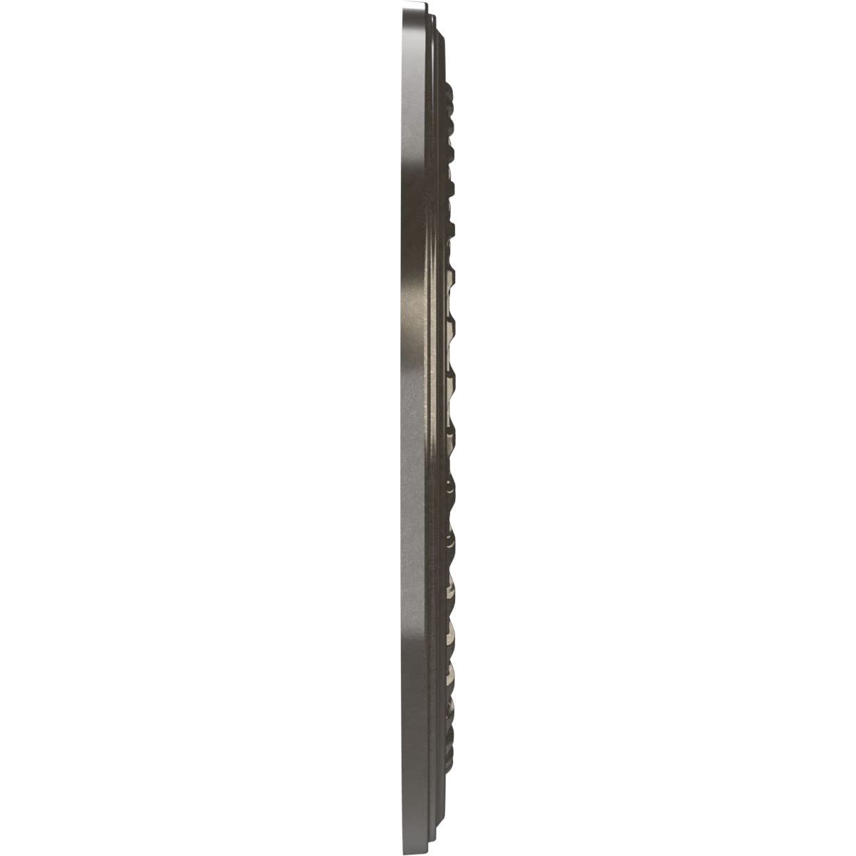Ekena Millwork Cmp13Cocch Cole Thermoformed Pvc Ceiling Medallion (Fits Canopies Up To 4 1/4), 13Od X 3 1/2Id X 3/4P, Metallic C
