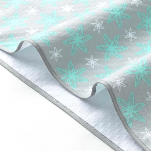 Splat Mat for Under High Chair Mat, 42x46 Inch, Mealtime Baby Splat Mat for Art/Crafts/Playtime, Waterproof Splash Mat, Ma...