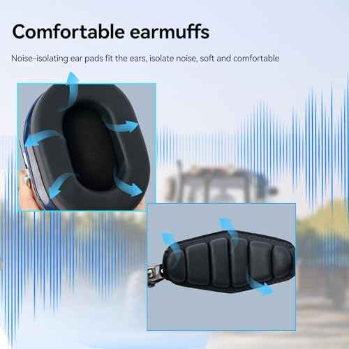Retevis Noise Reduction Walkie Talkie Headset, Volume Adjustable,Hands Free, for RT22 RT21 RT68 C2, Compatible with Baofeng UV-5R 5RM Arcshell AR-5 Radios, Two Way Radio Headset with Mic(1 Pack)