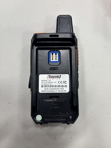Rapid Radios Nationwide LTE Walkie-Talkie - Two-Way Radio - Unlimited Range POC Two Way Radios Set