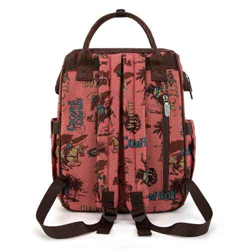 Montana West Wrangler Backpack for Women Western Casual Daypack for College Travel Work