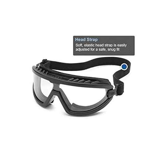 Gateway Safety 4589F Wheelz Stylish and Comfortable Safety Goggle, Blue Mirror Anti-Fog Lens, Black Frame