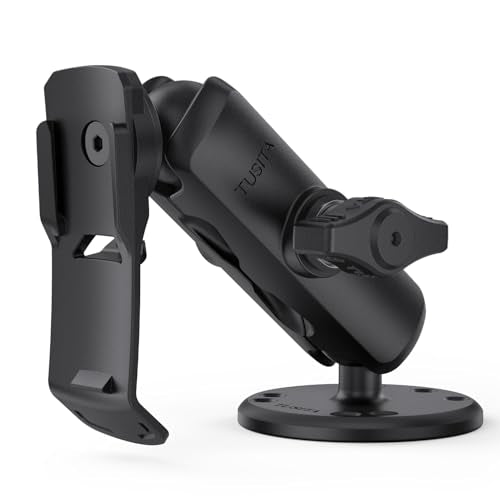 TUSITA Drill-Down Mount with Spine Clip Holder Compatible with Garmin Handheld GPS