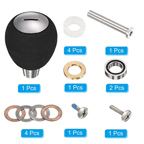 PATIKIL Fishing Reel Handle Knob, Lightweight EVA Fishing Reel Power Knob Handle Grip for Fishing Reel Replacement Parts