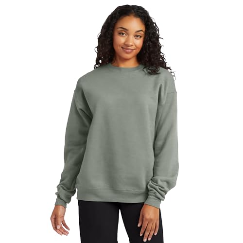 Hanes Men's Sweatshirt, EcoSmart Fleece Crewneck Sweatshirt, Big & Tall Available, 1 or 2-Pack