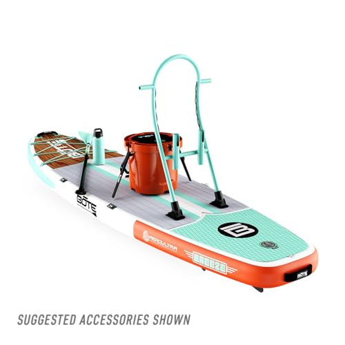 BOTE 10' FT 6" Breeze Aero Inflatable Stand Up Paddle Board, MAGNEPod Compatible Blow Up iSUP Great for Adults Kids Family...