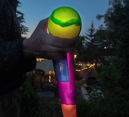 Foxtail LED - Outdoor Throw and Catch Light Up Game - Foam Ball & Tail Glow at Night - Play in The Dark - Fun Gift Idea fo...