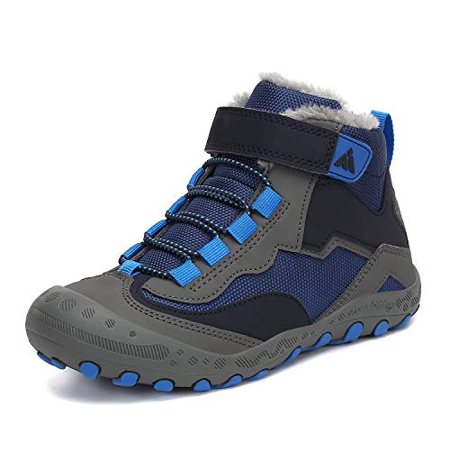 Mishansha Kids Hiking Boots Toddler Girls Boys Hiking Shoes Water-Resistant Anti-Collision Non-Slip Athletic Outdoor Trekk...