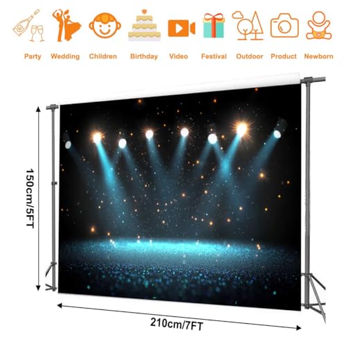 Photography Backdrop Photography Background Cool Nightlife Lights for Photoshoot Portrait Photo Studio Video Prop Birthday...