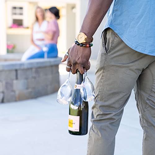 KLOVEO Plastic Champagne Flutes - Set of 6 - Made in Italy - Insanely Durable and Versatile Plastic Champagne Glasses - Re...